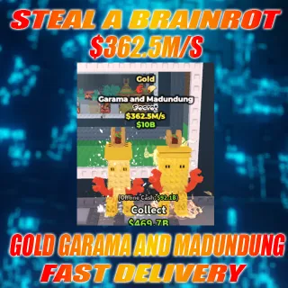 GOLD GARAMA AND MADUNDUNG 362.5M/S With Taco Trait