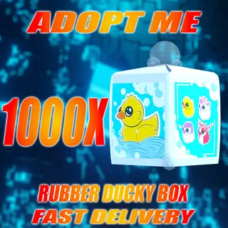 1000X RUBBER DUCKY BOX