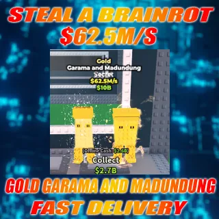 GOLD GARAMA AND MADUNDUNG 62.5M/S