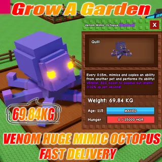 VENOM Huge Mimic Octopus 69.84KG Age : 100 15s no Toy