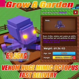 VENOM Huge Mimic Octopus 69.56KG Age : 100 15s no Toy