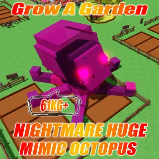 Nightmare Huge Mimic Octopus 61KG+ Age : 100 15s with Toy 3 mins without Toy 15s with Toy