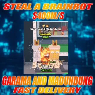 GARAMA AND MADUNDUNG 400M/S With taco Trait