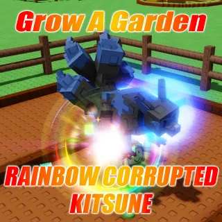 Rainbow Corrupted Kitsune