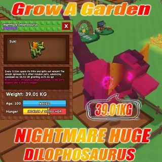 NIGHTMARE HUGE DILOPHOSAURUS WEIGHT : 39.01KG AGE : 100