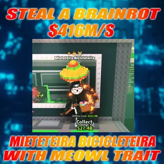 MIETETEIRA BICICLETEIRA 416M/S WITH MEOWL TRAIT