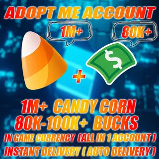 1M/MILLION CANDY CORN + 80K-100K+ BUCKS (NO AGE UPS) (ALL IN 1 ACCOUNT)