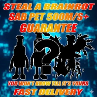 Random Steal A Brainrot Pet – 600M/S+ Guaranteed