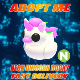 NEON UNICORN DUCKY