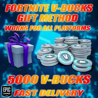 5000 V-BUCKS FORTNITE GIFTING METHOD