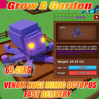 VENOM Huge Mimic Octopus 69.49KG Age : 100 15s no Toy