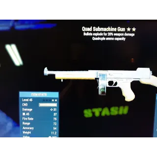 Q E Submachine Gun