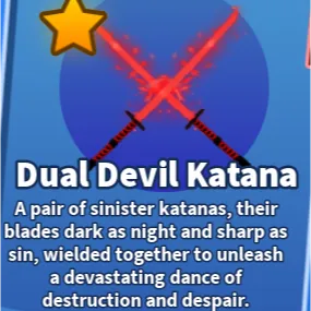 Dual Devil Katana