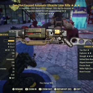 TSE3S Laser Rifle Lvl 40