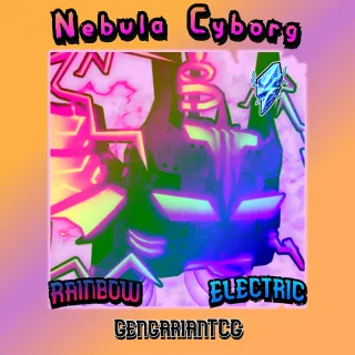 Rainbow Electric Nebula Cyborg Tap s