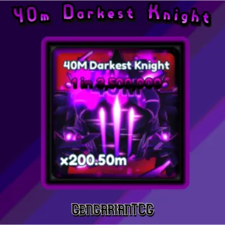 40m Darkest Knight - Tap Simulator