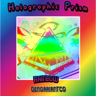 Rainbow Holographic Prism - Tapping Simulator