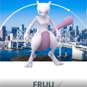 Pokemon Go LVL50 mewtwo background registered trade 