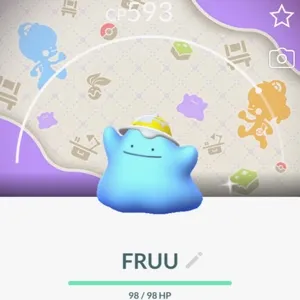 Pokemon Go - Shiny Pokopia Background Ditto