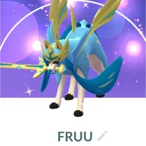 Pokemon Go ‼️TRADE ONLY ‼️Shiny CROWNED DOG ✨ ZACIAN  ✨