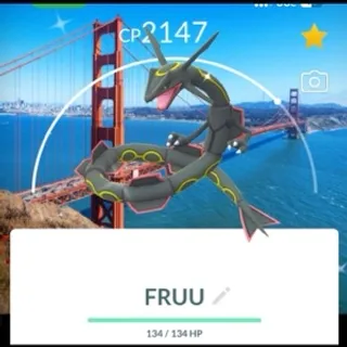 Pokemon Go Shiny Rayquaza San Francisco Location Background 