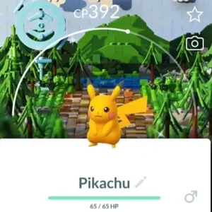 Pokemon Go - ✨ Shiny LEGO Background Pikachu ✨