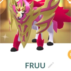 Pokemon Go ‼️TRADE ONLY ‼️ Shiny crowned ZAMAZENTA 