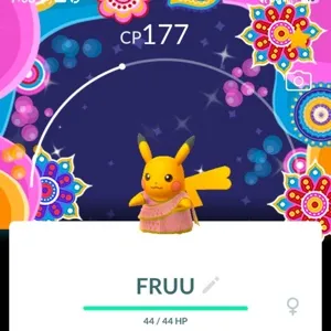 Pokemon Go ✨Shiny Pikachu ✨ Saree with Special Background 