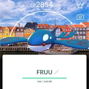 Pokemon Go - Go Fest Background Kyogre (20k trade only) (Pick one)