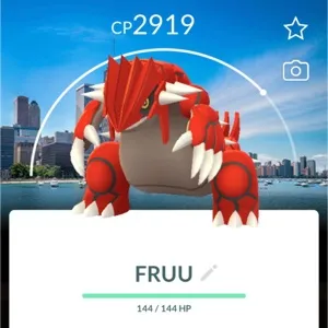 Pokemon Go - Go Fest Background Groudon (20k trade only) (Pick one)