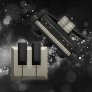 FTF Antique Piano Set