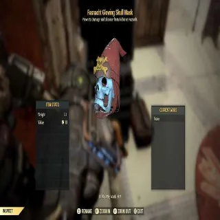 FASNACHT GLOWING SKULL M