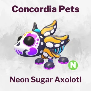 Neon Sugar Axolotl