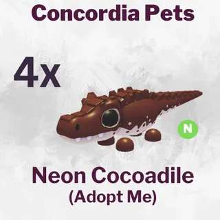 Cocoadile Neon x4 Adopt Me