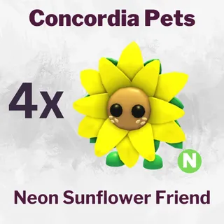 Neon Sunflower Friend