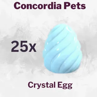 25x CRYSTAL EGG