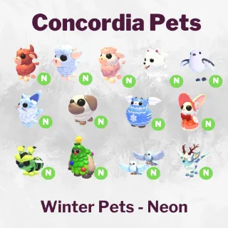 Winter Pets - Neon