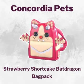 Strawberry Shortcake Bat Dragon Back