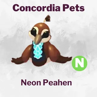 Neon Peahen