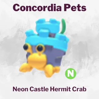 Neon Castle Hermit Crab