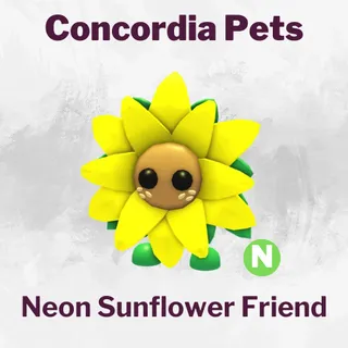 Neon Sunflower Friend