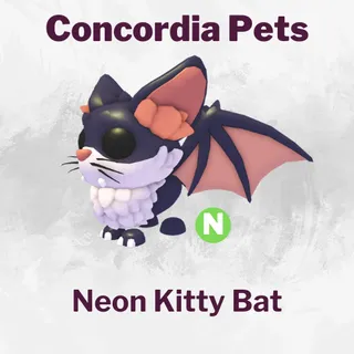 kitty Bat Neon