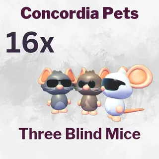 Three Blind Mice 16x