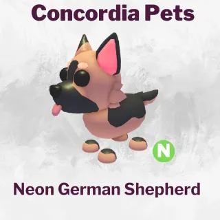 German Shepherd Neon