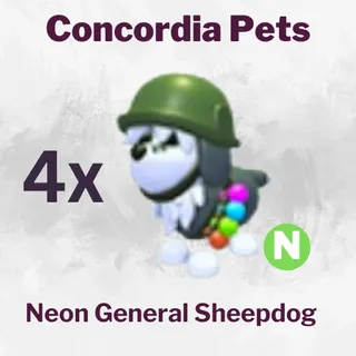 General Sheepdog Neon x4