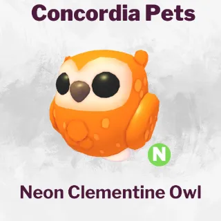 Clementine Owl Neon