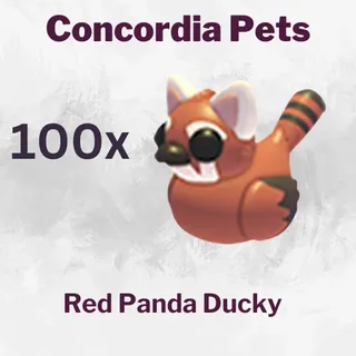 Red Panda Ducky