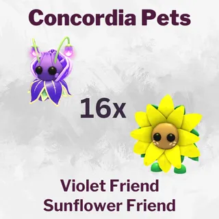 Violet Friend, Sunflower Friend