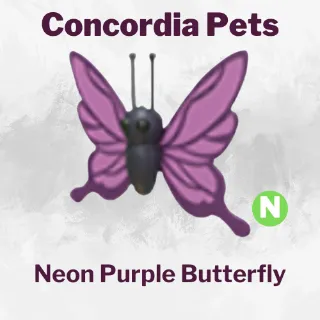 Neon Purple Butterfly