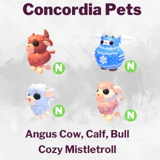 Angus Bull, Calf,  Mistletroll Neon